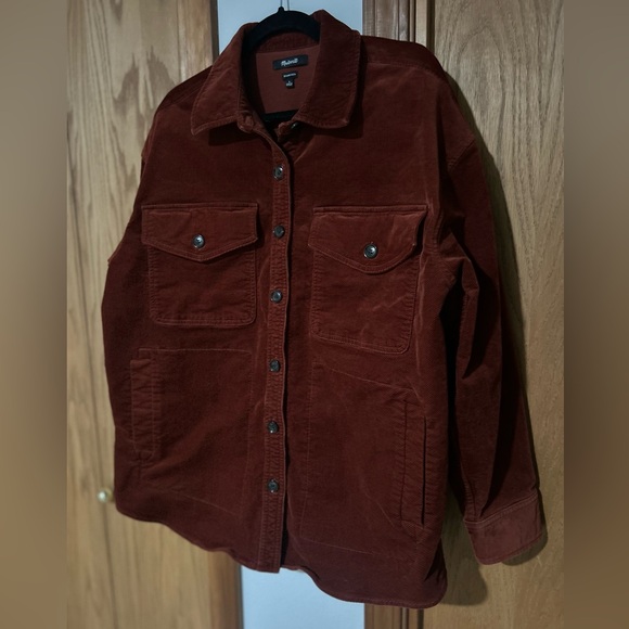 Madewell Women's Corduroy Button Down Shirt - Picture 1 of 7